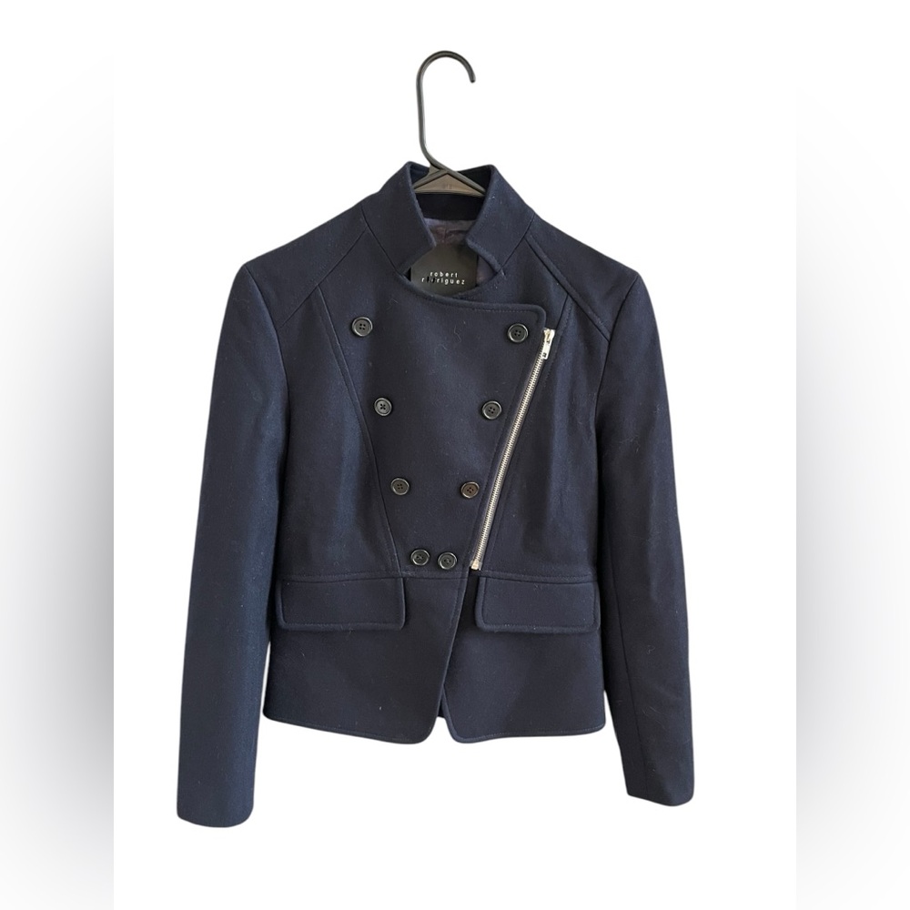 Robert Rodriguez Wool Moto Jacket 2